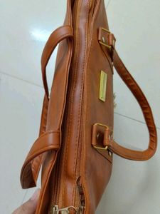 Beautiful Brown Handbag High Quality Material