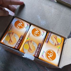 Godrej No.1 Sandal and Turmeric Soap - Pack of 9 (150g each) - High TFM (Grade 1 Soap) | Soaps For Bath | Long-Lasting Fragrance..