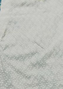 White Chikankari Kurti Set