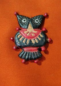 Handmade Clay Owl Showpiece