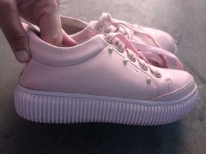 Pink Casual Sneakers