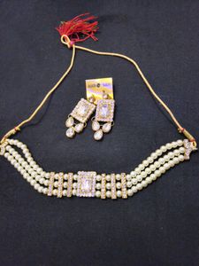Combo Of 2 Elegant Necklace With Earings Set