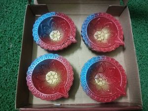 Shubh Sanskar Clay Diya Set