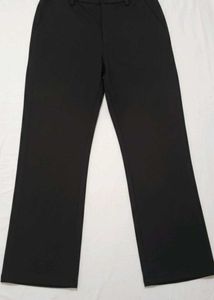 Black Straight Leg Trousers