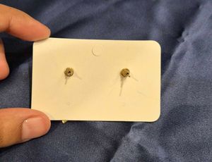 Red Heart Drop Earrings