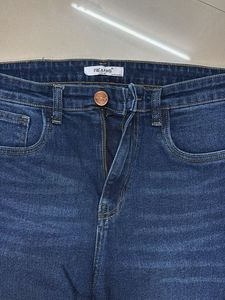 Flared Dark Wash Denim Jeans