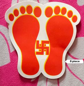 Kumkum Lakshmi Charan Stickers
