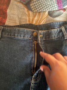 Denim Short Skirt