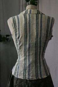 Striped Sleeveless Shirt