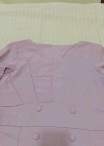 Cute Lilac Korean Design Dress 34&amp;36