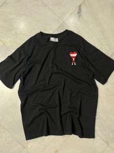 Ami Paris Authentic Black Tee