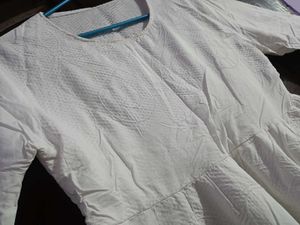 White Bell Sleeve Top