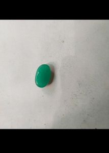 NATURAL GREEN ONYX HAQIQ 5.95 CTS. Loose Gemstone