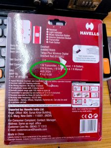 Havells Wireless Tango Plus Doorbell