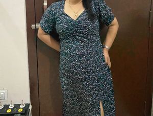 Floral Print Midi Dress