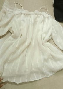 White Sheer Top