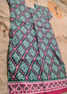 New Pink &amp; Green Kurta Set
