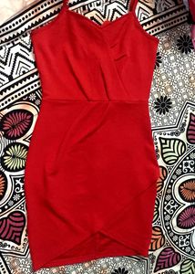 Red Bodycon Mini Dress