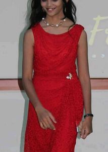 Elegant Red Lace Dress-Parties &amp; Special Occasions