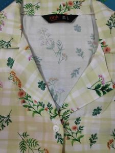 Checked Floral Co Ord Set