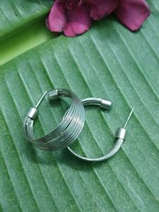 Silver Hoop Earrings