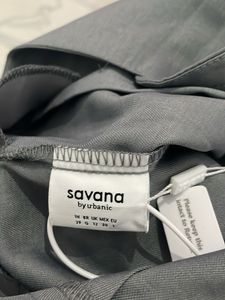 Wide Leg Trousers with Button Detail