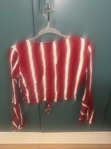 Nuon Red Crop Top