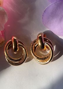 Gold Statement Earrings