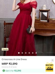 Stunning Red Tulle Gown