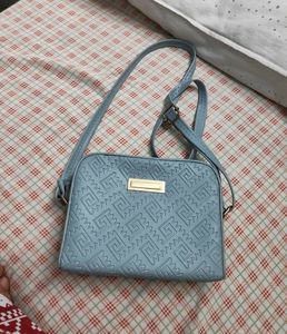 Blue Crossbody Sling Bag