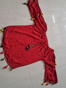 Black And Red Combo Tops