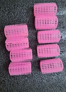 Set Of 9 Hair Rollers Curling