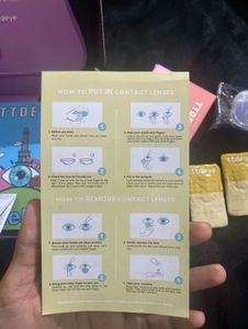 TTDEYE Yearly Powered Contact Lens Colored