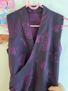 Brocade Polyester Thin Tibetan Dress (Chupa)