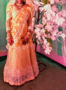 Vert Beautiful Light Mustard Colour Lehnga