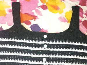 Striped Knit Crop Top