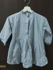 Cotton Striped Used Top