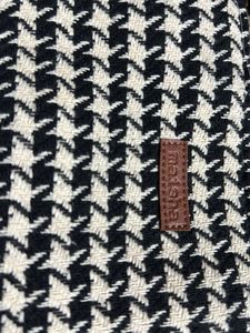 Classic Houndstooth Handbag - Chic &amp; Elegance