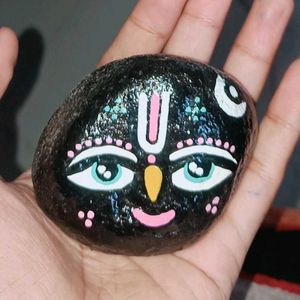 Hand Painted Shaligram Stone