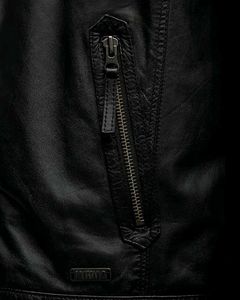 premium black Leather Jacket