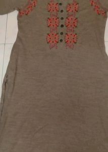 Woolen Full Length Kurta No Return