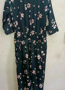 Floral Print Jumpsuit
