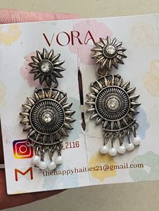 Oxside Three colour Eaaring set of 3 Earring