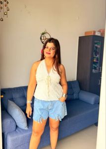 Cute White Halter Top