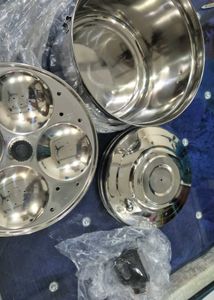 Steel Idly Cooker Pot