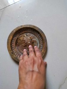 Antique Pooja Plates (Brass &amp; Copper)