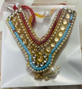 Laddu Gopal Krishna Necklaces With Earrings