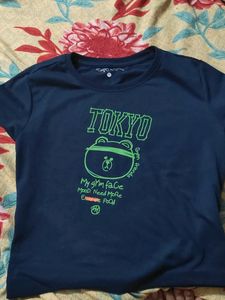 Tokyo Talkies Blue T Shirt