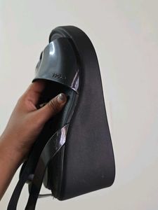 CROCS Brooklyn Ankle Strap Wedge Platform Sandals