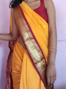 Festive Yellow Saree
